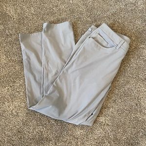 Lululemon Men’s Abc Gray Pants Size 33.